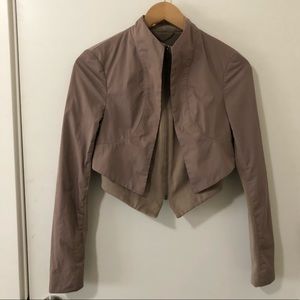 BCBG tailored crop jacket